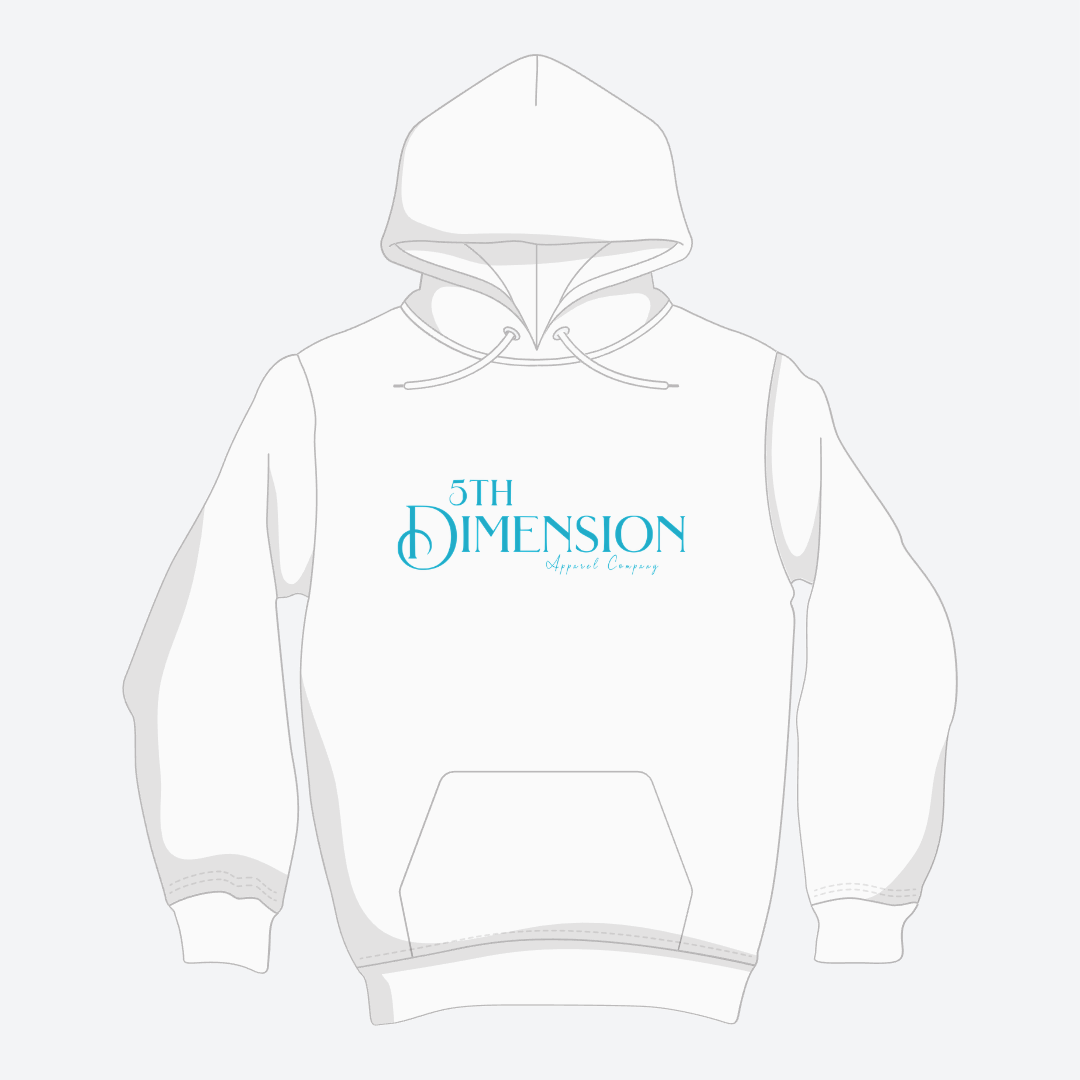 Divine Soul hoodie by 5th Dimension with celestial symbols and musical notes representing chakra awakening and spiritual harmony