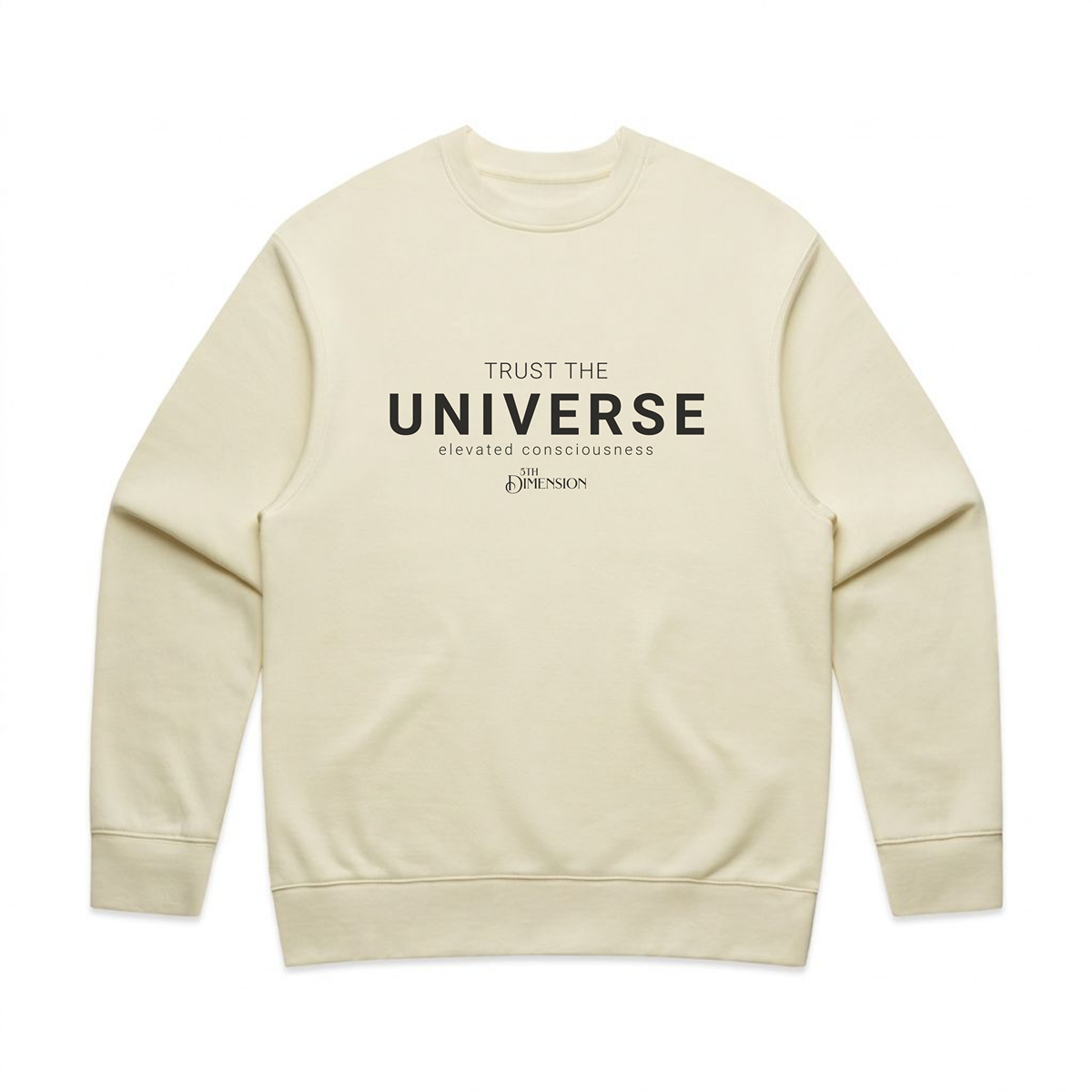 Relax Crew | Trust the Universe blk text